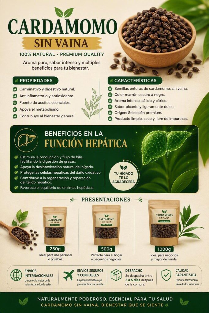 Cardamomo (Sin Vaina) - Presentacion
