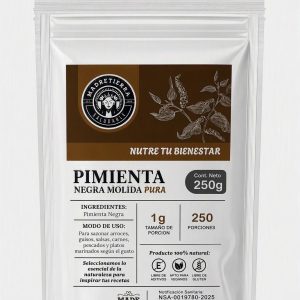 Pimienta Negra en Polvo 250g / 500g / 1000g